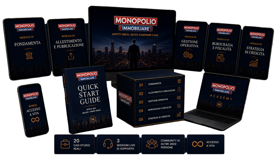 Tutti i materiali del percorso Monopolio Immobiliare