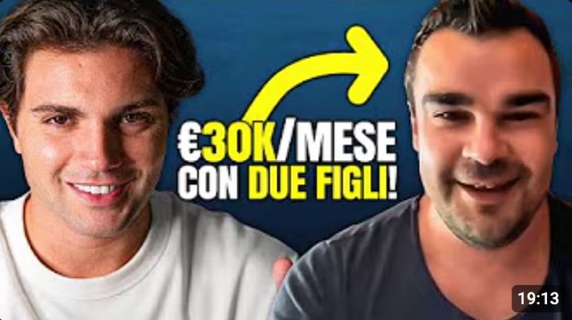 Caso studio: 30.000 euro al mese, con due figli